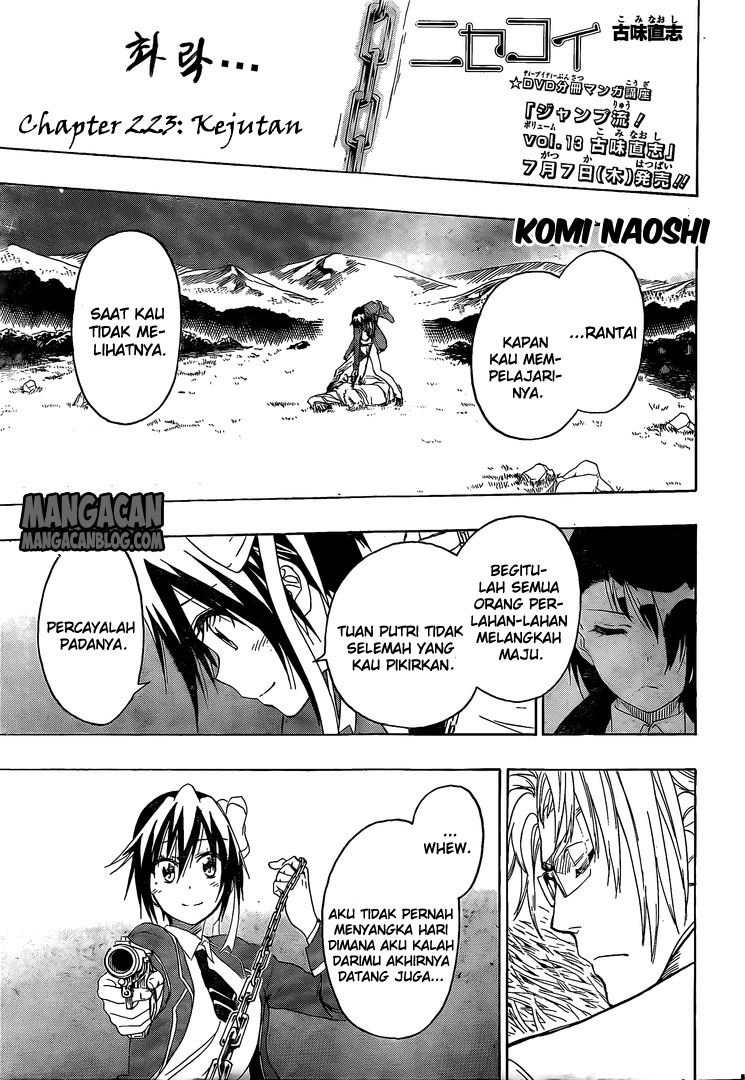 Baca Komik Nisekoi Chapter 223 Gambar 1