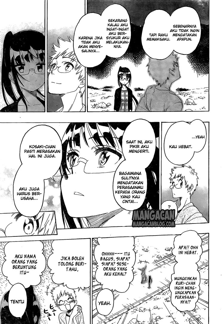 Nisekoi Chapter 223 Gambar 15