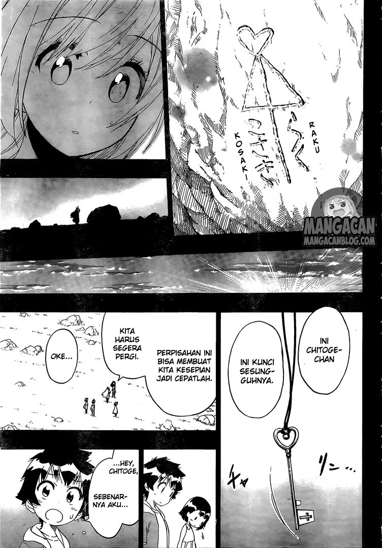 Nisekoi Chapter 221 Gambar 13