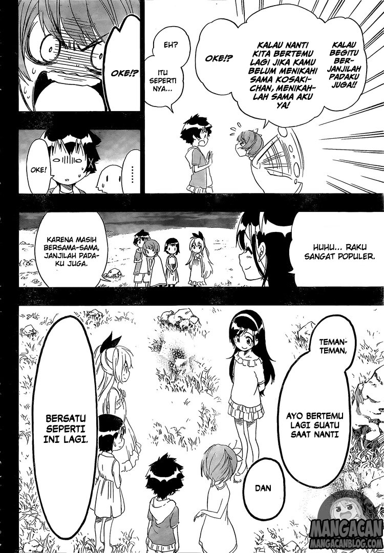 Nisekoi Chapter 221 Gambar 16