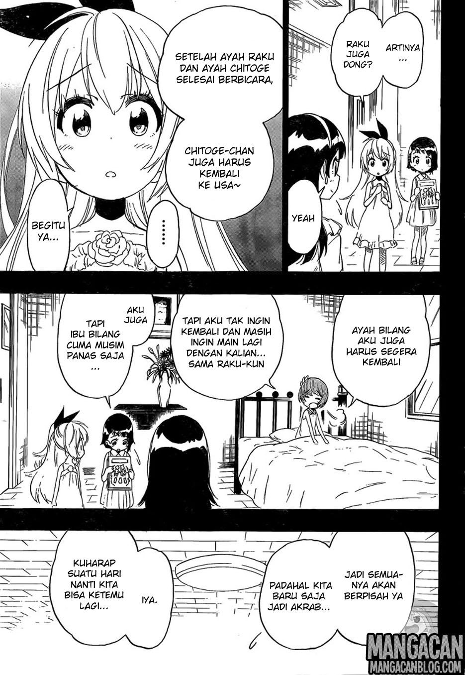 Nisekoi Chapter 220 Gambar 18