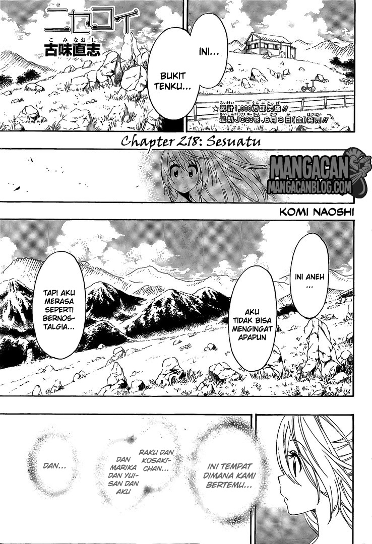 Baca Komik Nisekoi Chapter 218 Gambar 1