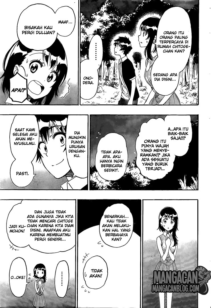 Nisekoi Chapter 218 Gambar 15
