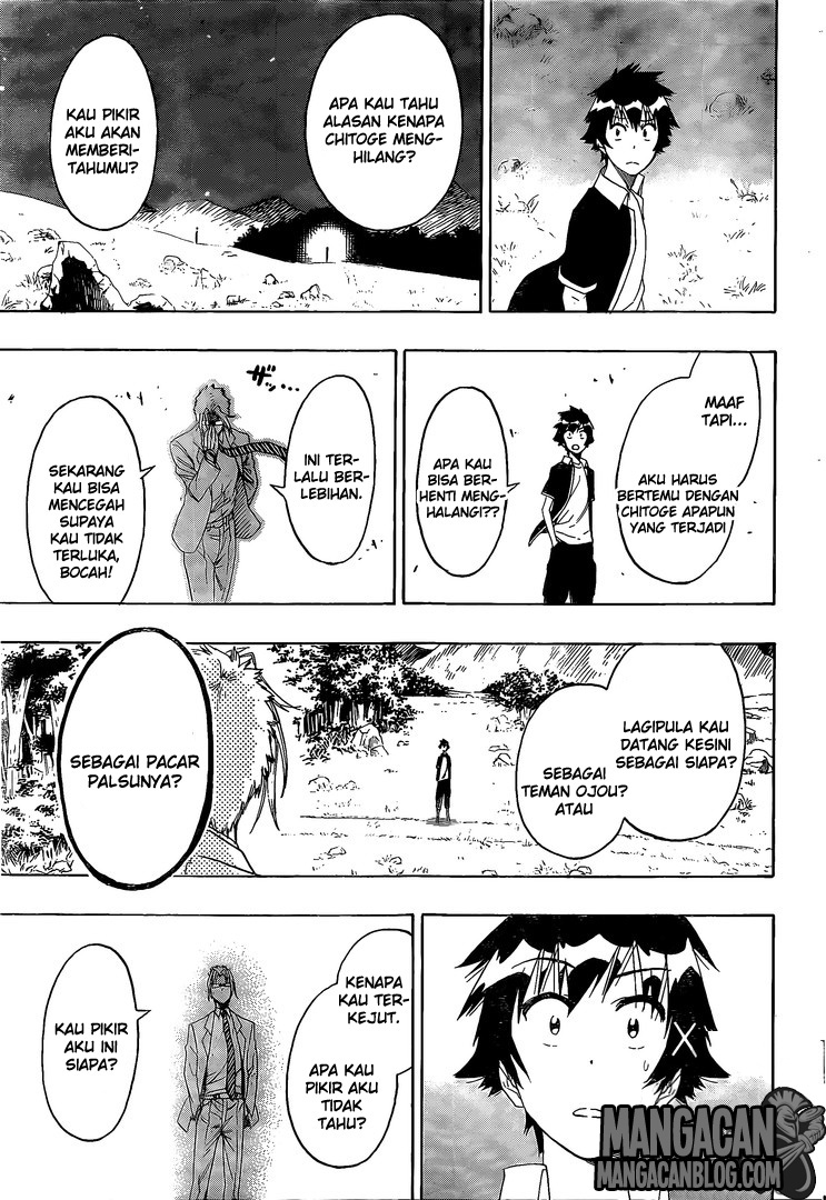 Nisekoi Chapter 218 Gambar 17