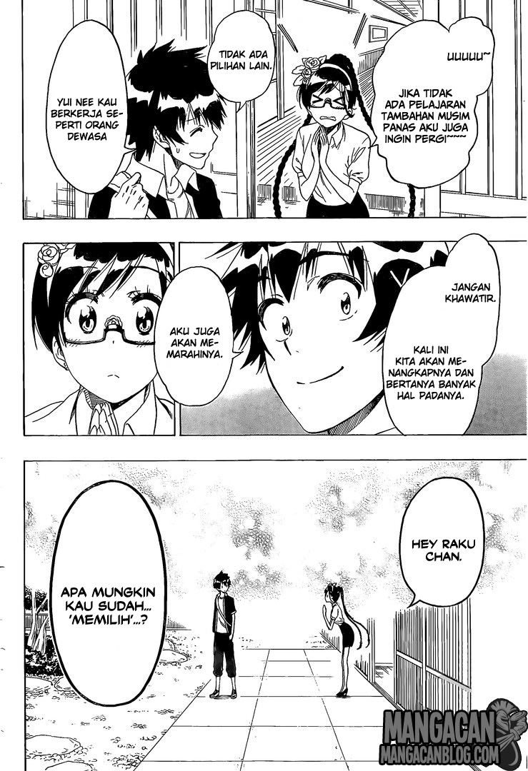 Nisekoi Chapter 218 Gambar 4