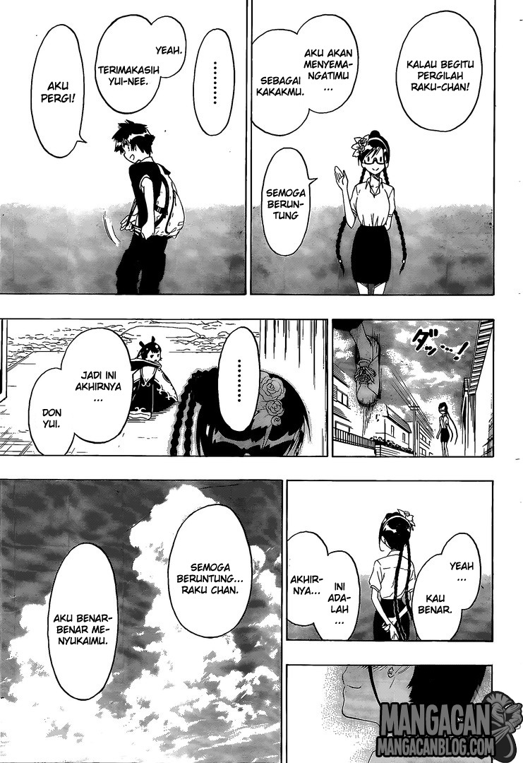 Nisekoi Chapter 218 Gambar 9
