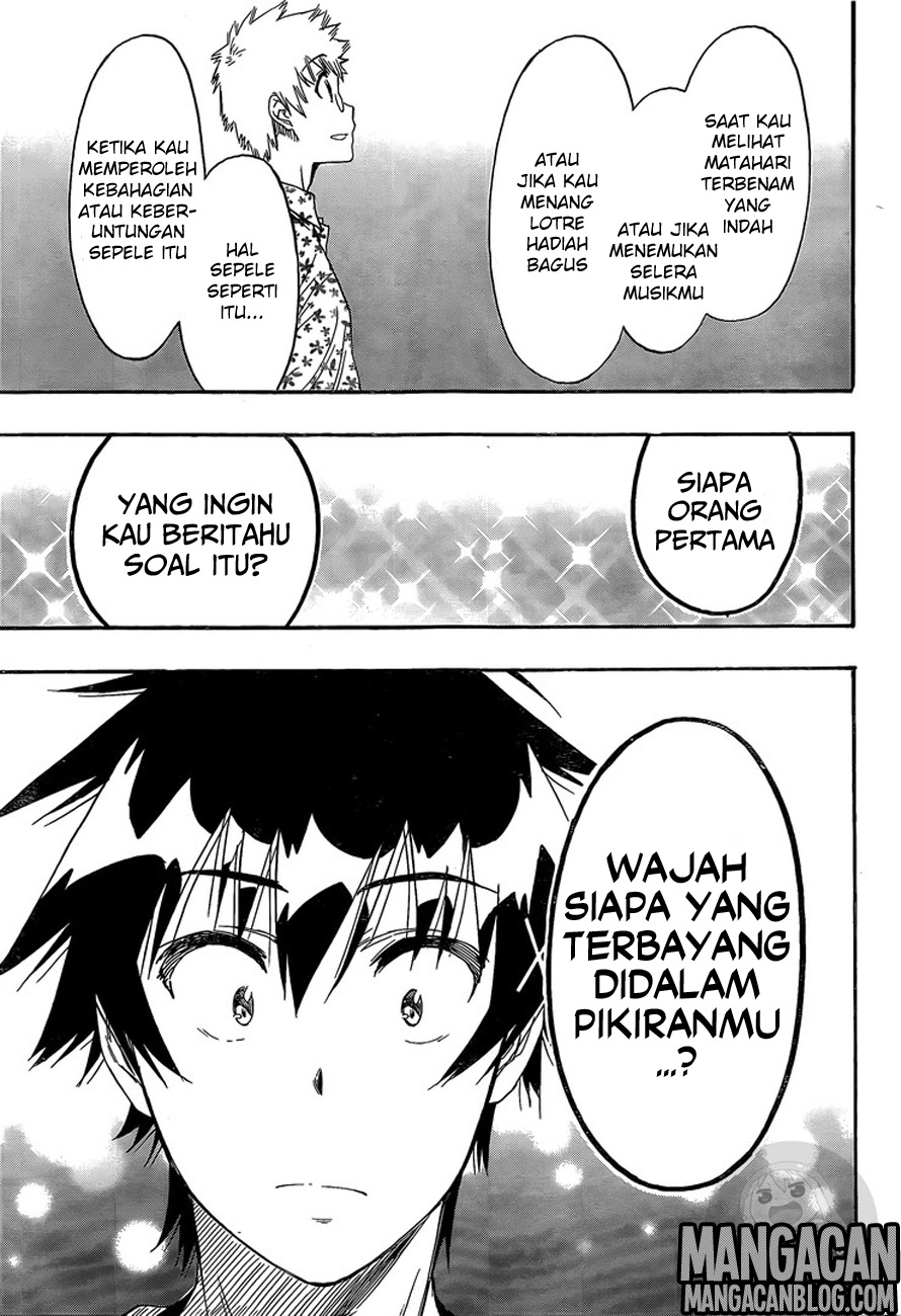 Nisekoi Chapter 217 Gambar 10