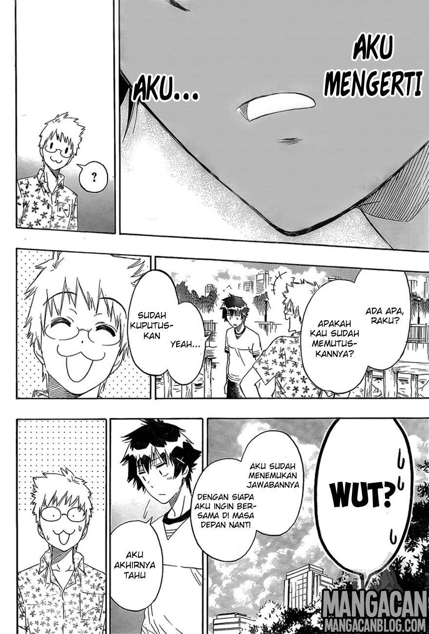 Nisekoi Chapter 217 Gambar 12
