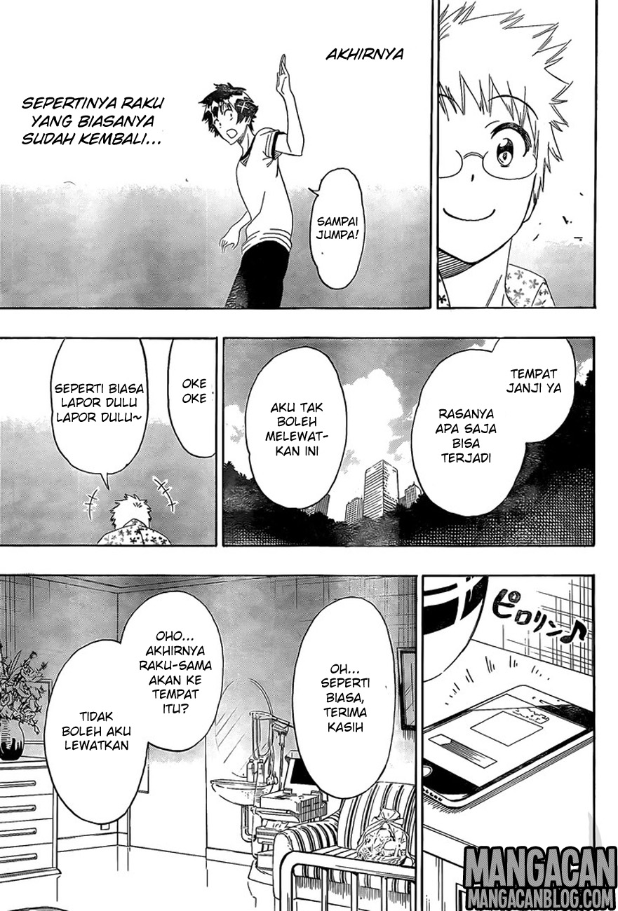 Nisekoi Chapter 217 Gambar 17