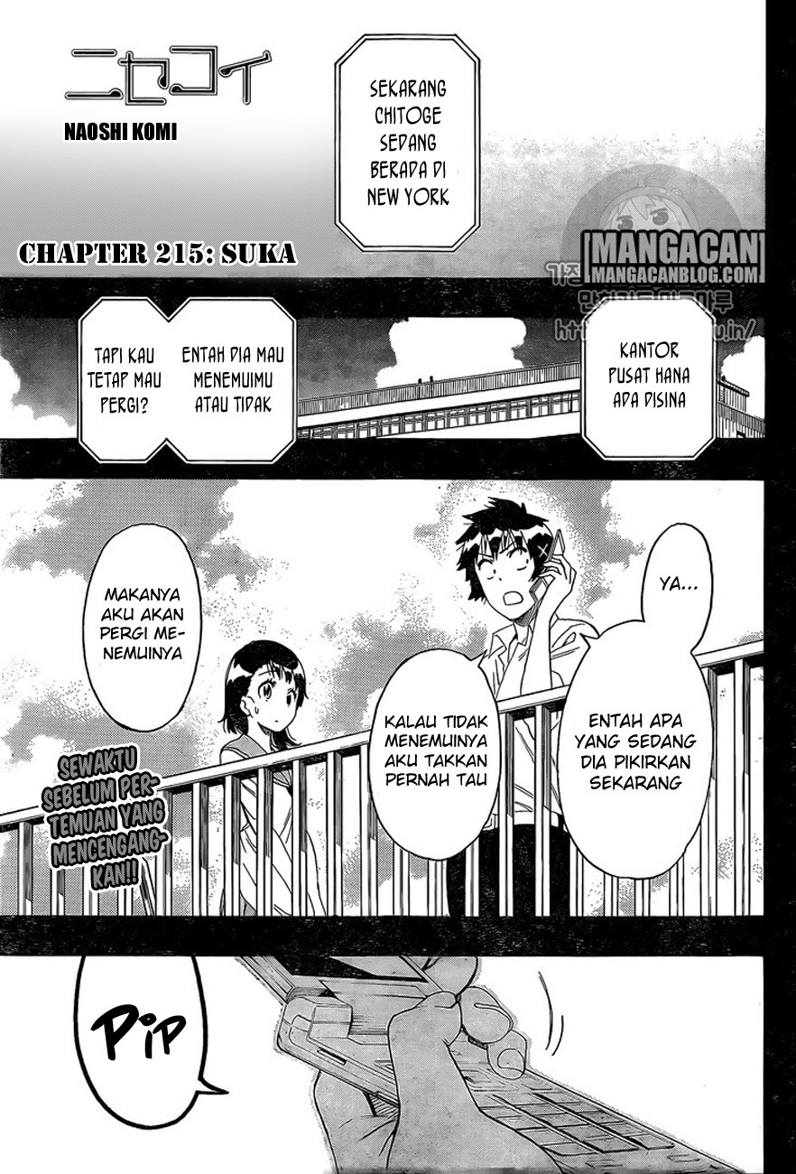 Baca Komik Nisekoi Chapter 215 Gambar 1
