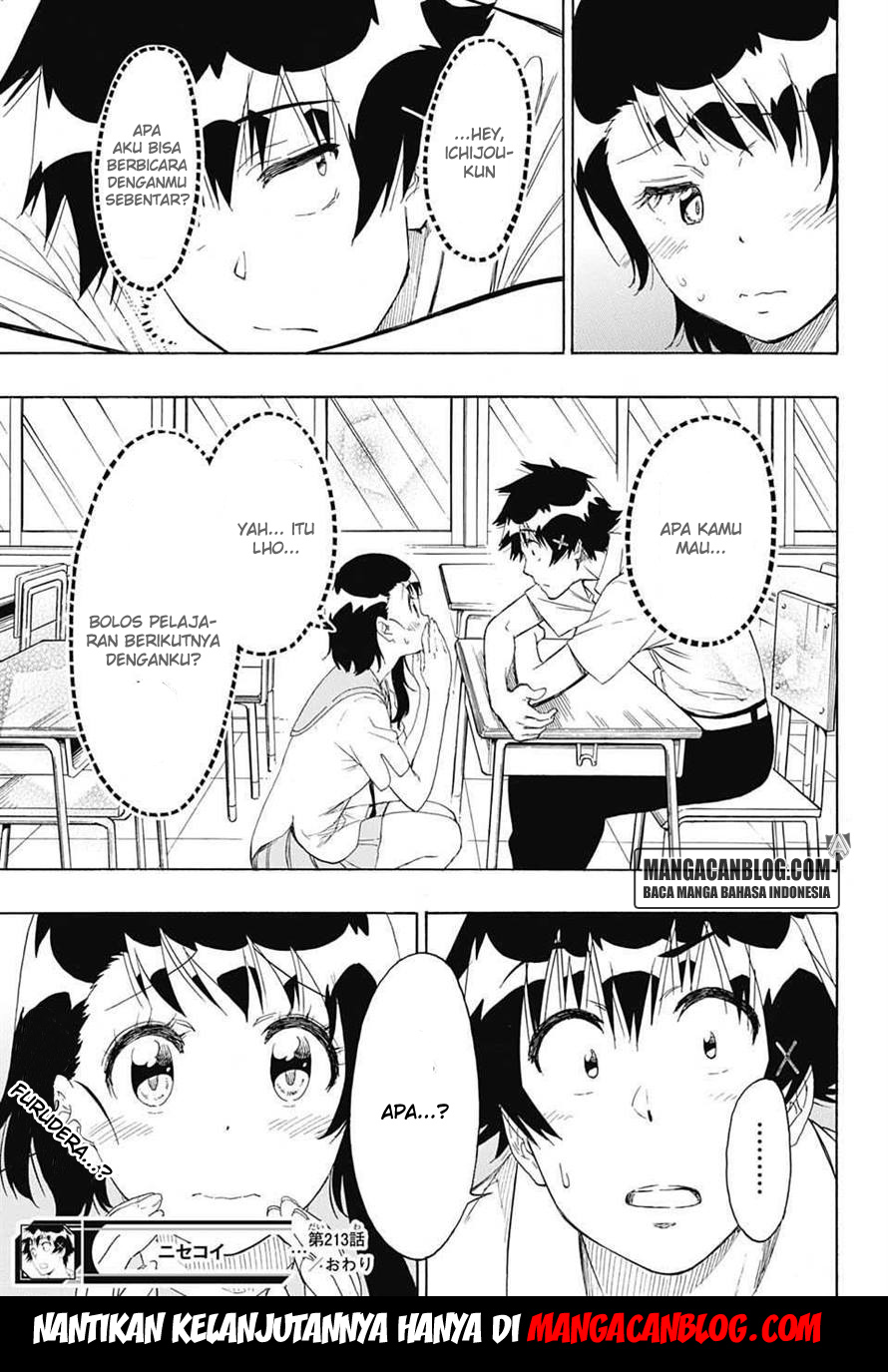Nisekoi Chapter 213 Gambar 20