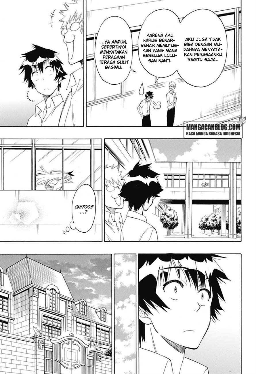 Nisekoi Chapter 212 Gambar 14