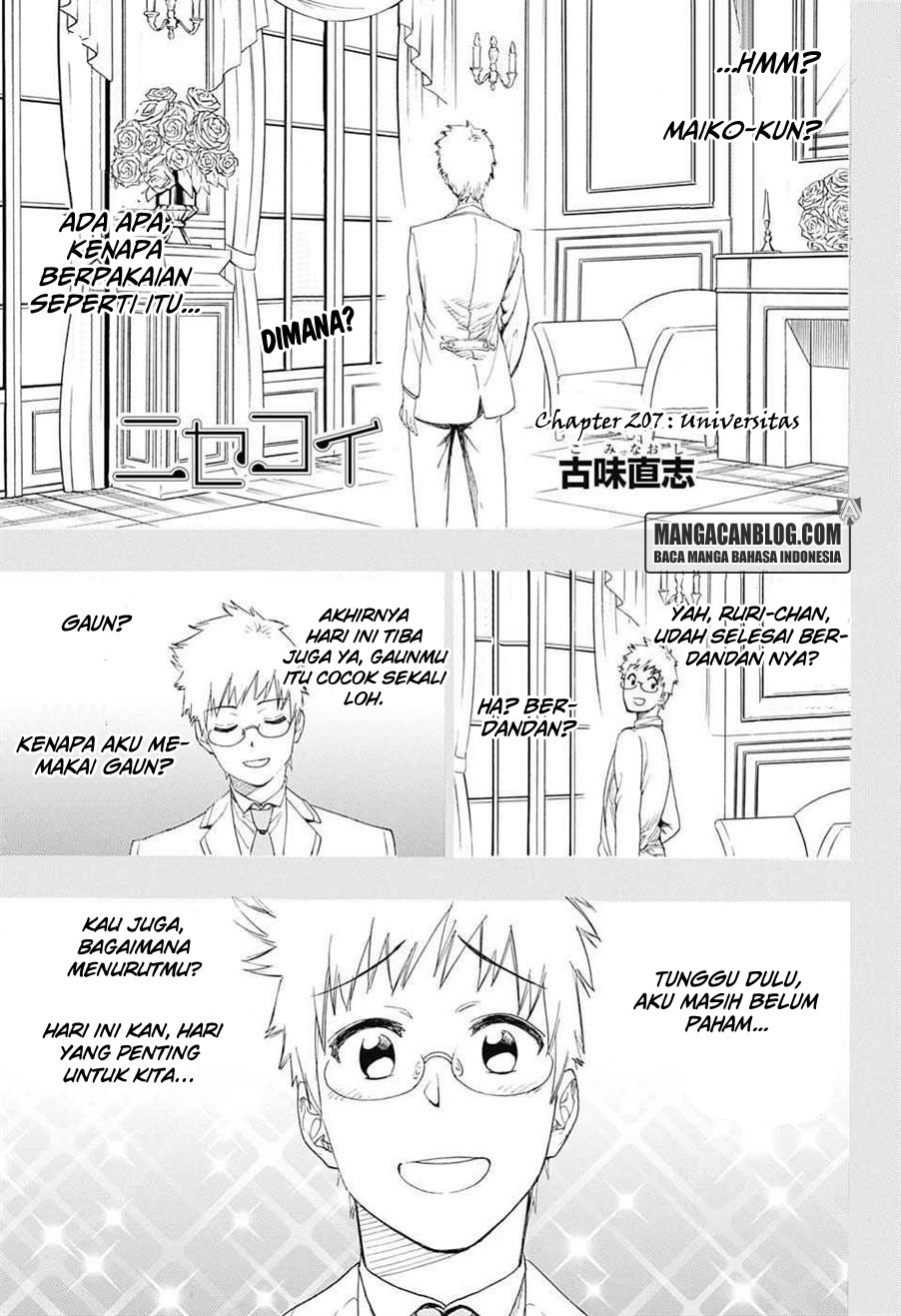 Baca Komik Nisekoi Chapter 207 Gambar 1