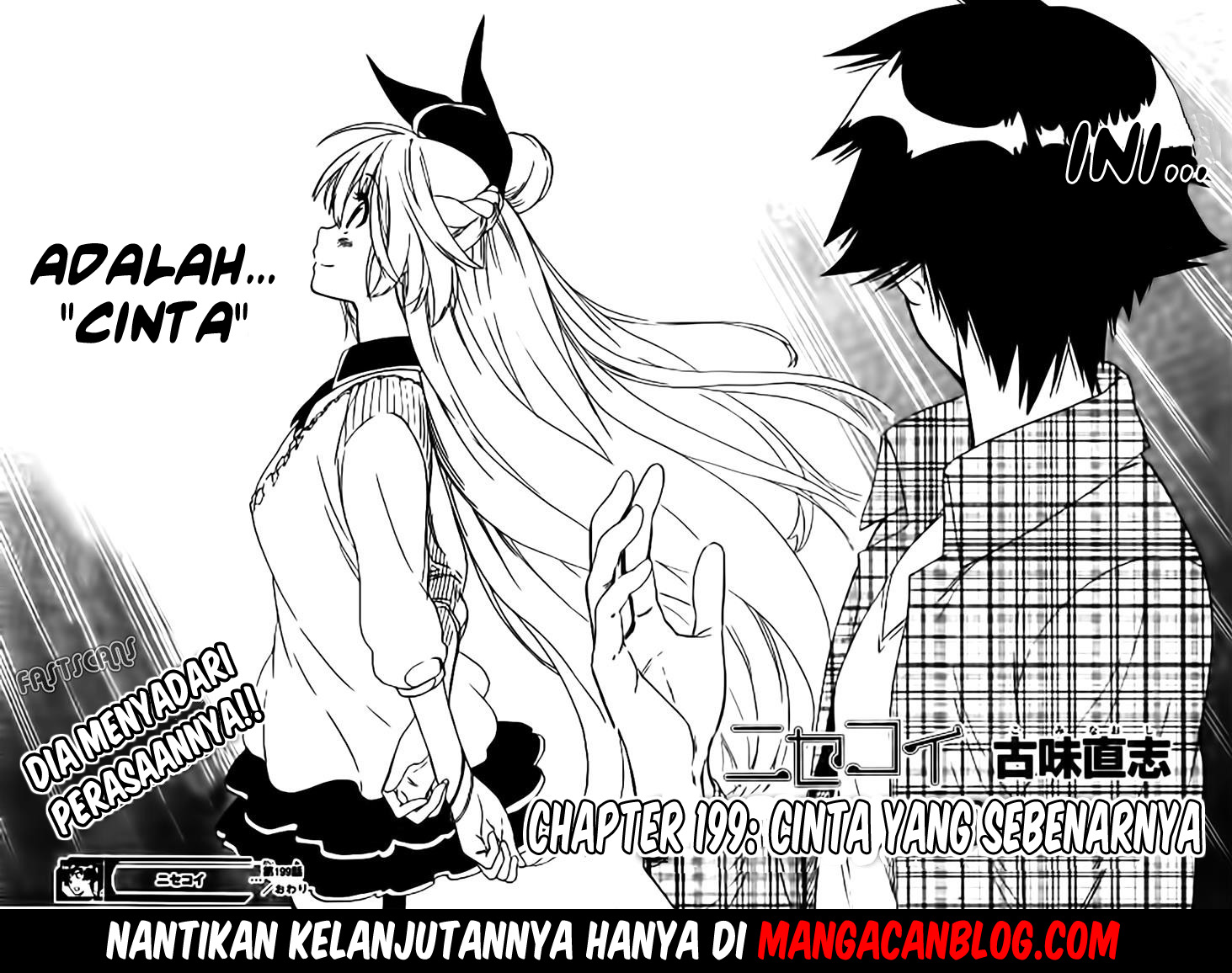 Nisekoi Chapter 199 Gambar 18
