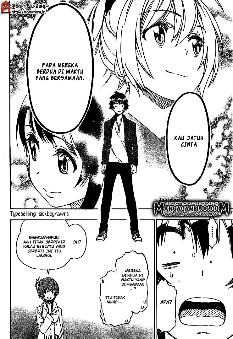 Nisekoi Chapter 195 Gambar 11