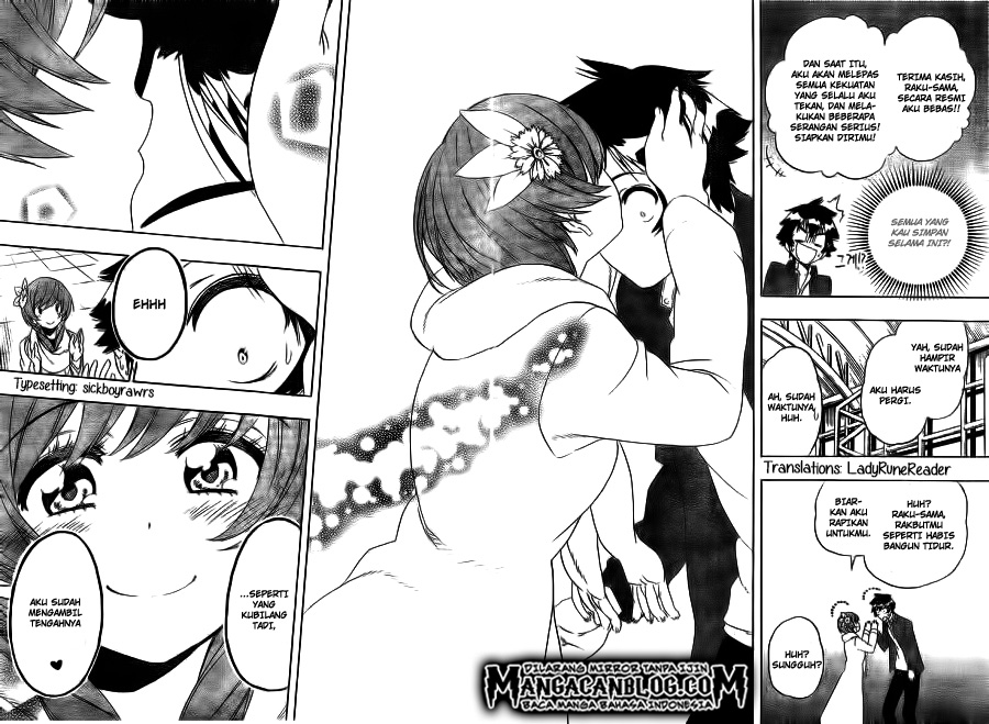 Nisekoi Chapter 195 Gambar 13