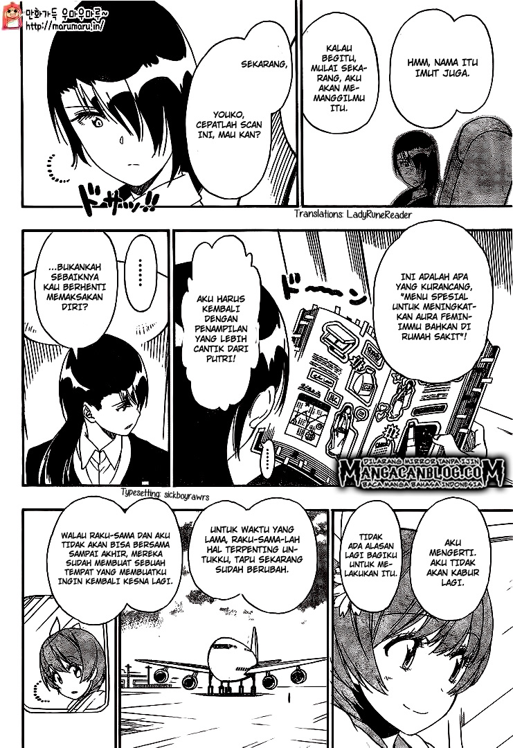 Nisekoi Chapter 195 Gambar 18