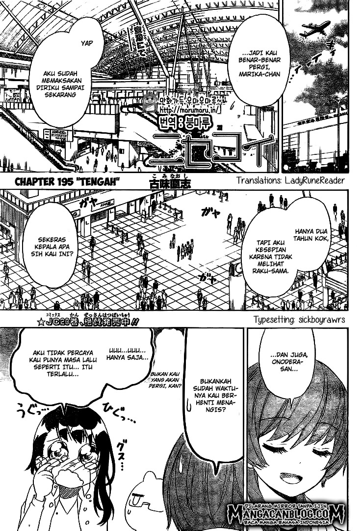Baca Nisekoi Chapter 195 Gambar 2