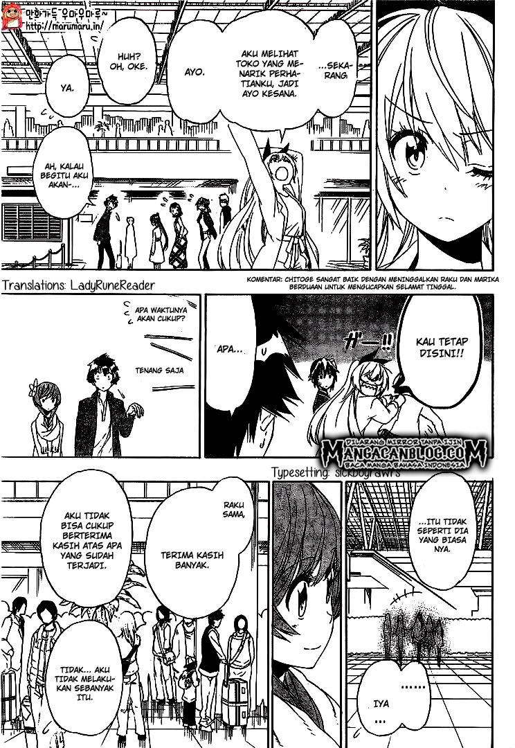 Nisekoi Chapter 195 Gambar 4