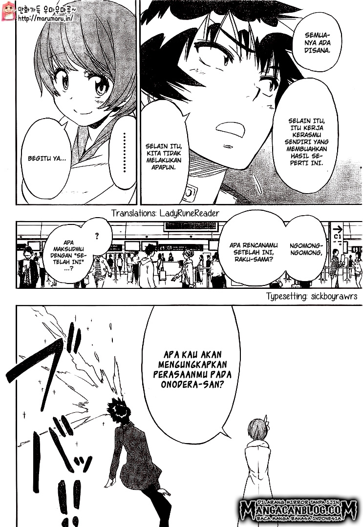 Nisekoi Chapter 195 Gambar 5