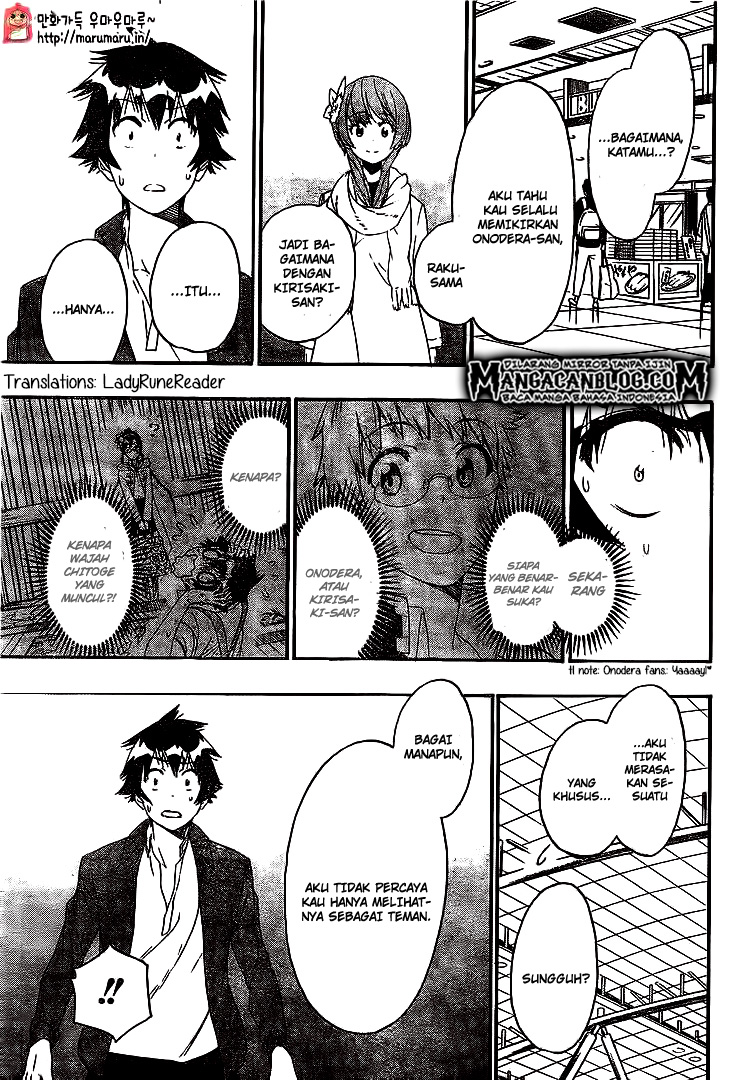 Nisekoi Chapter 195 Gambar 8
