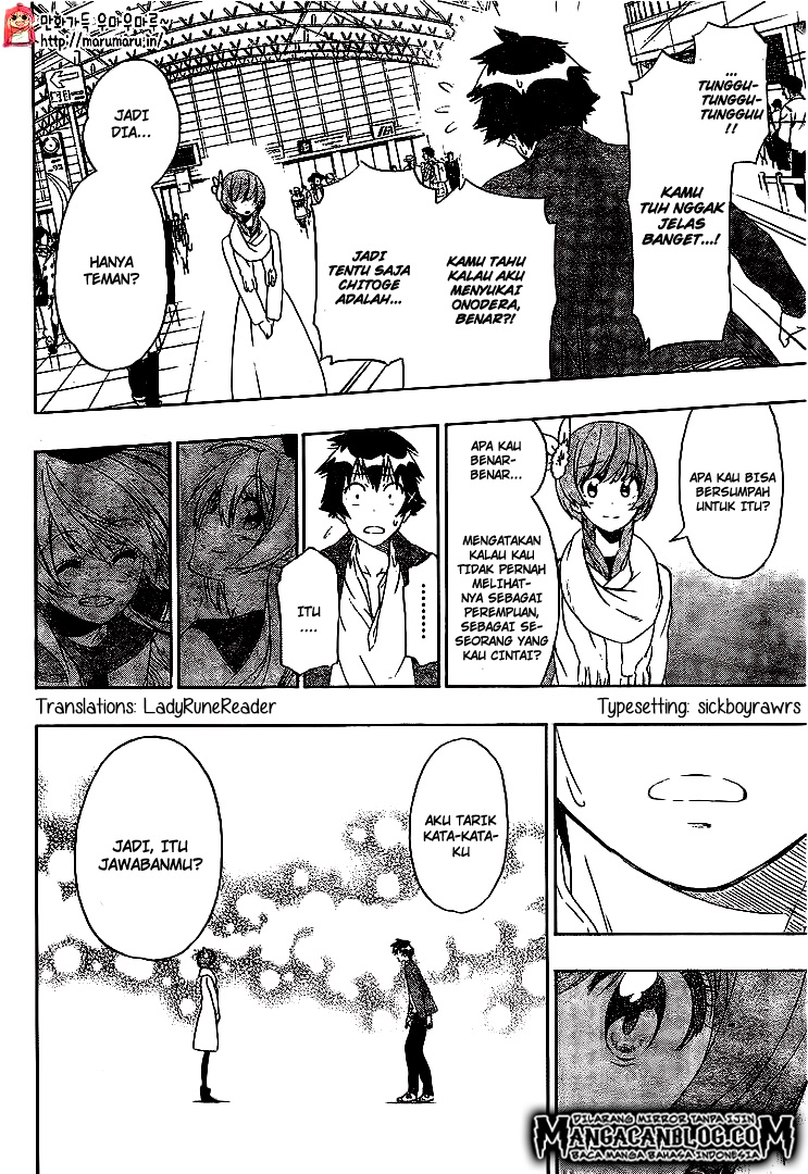 Nisekoi Chapter 195 Gambar 9
