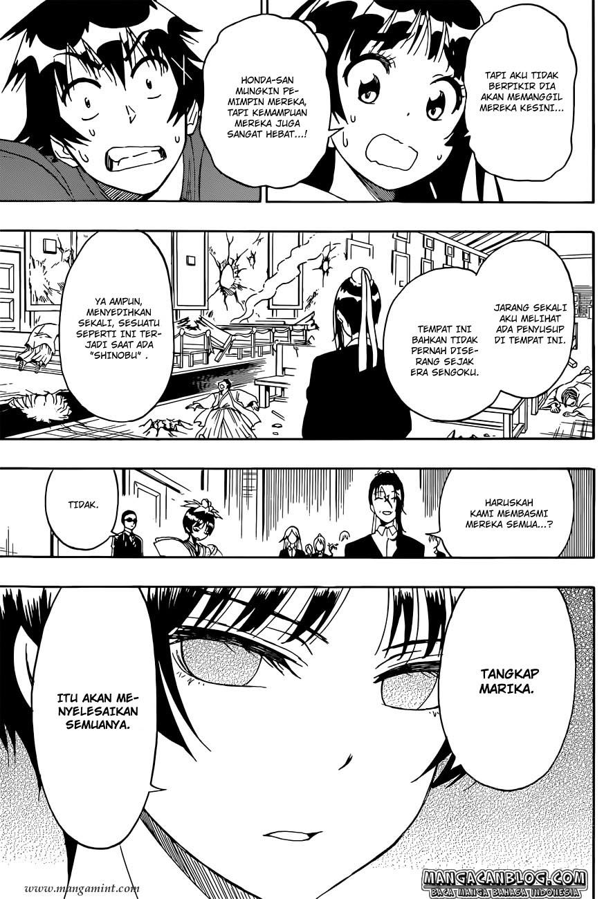 Nisekoi Chapter 192 Gambar 15