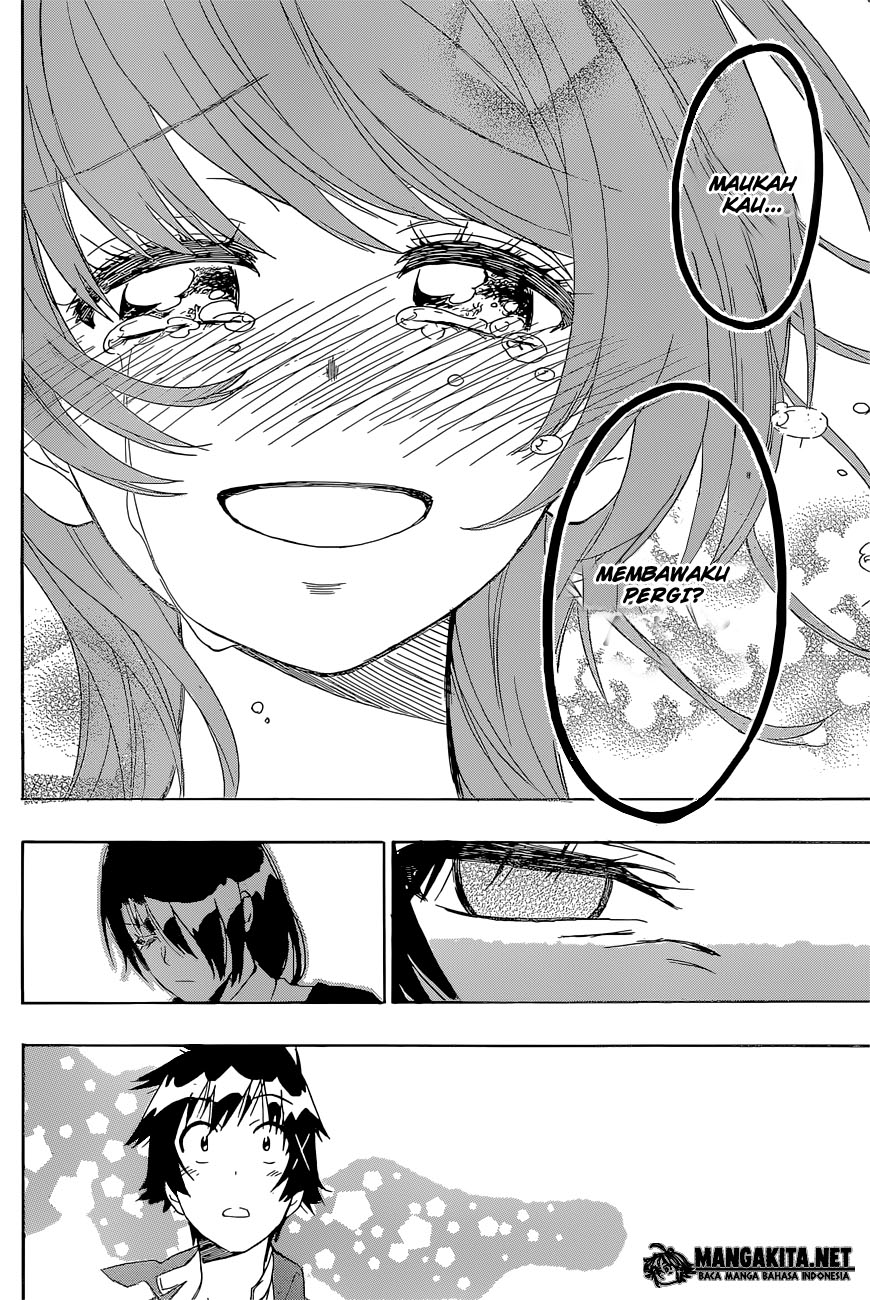 Nisekoi Chapter 190 Gambar 15
