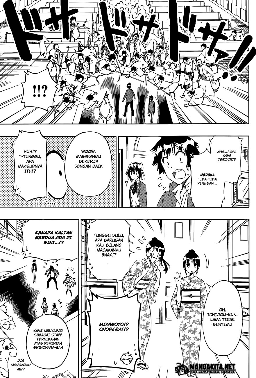 Nisekoi Chapter 190 Gambar 18