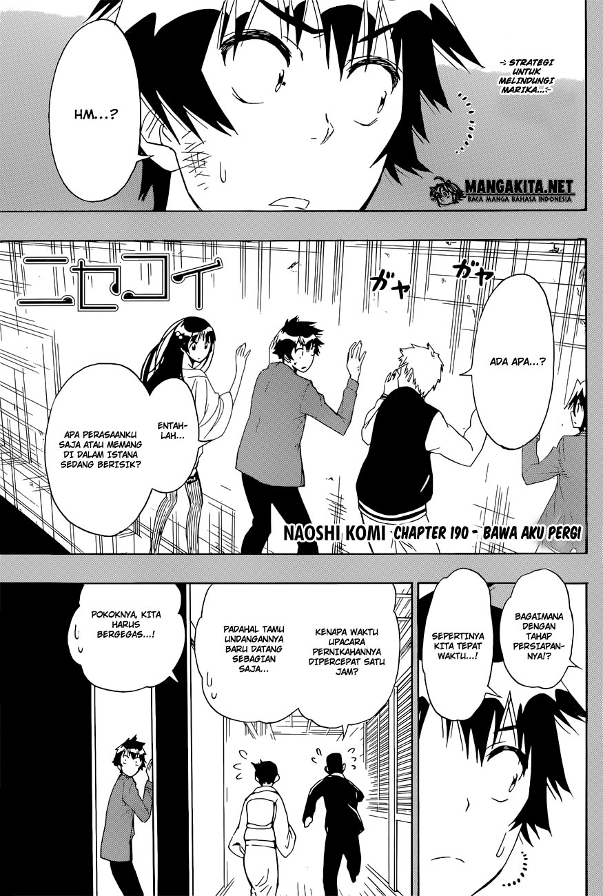 Baca Nisekoi Chapter 190 Gambar 2