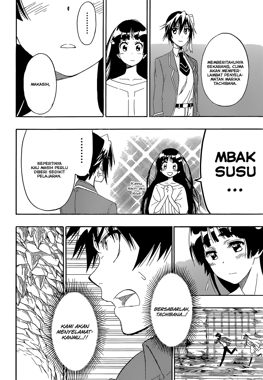 Nisekoi Chapter 188 Gambar 16