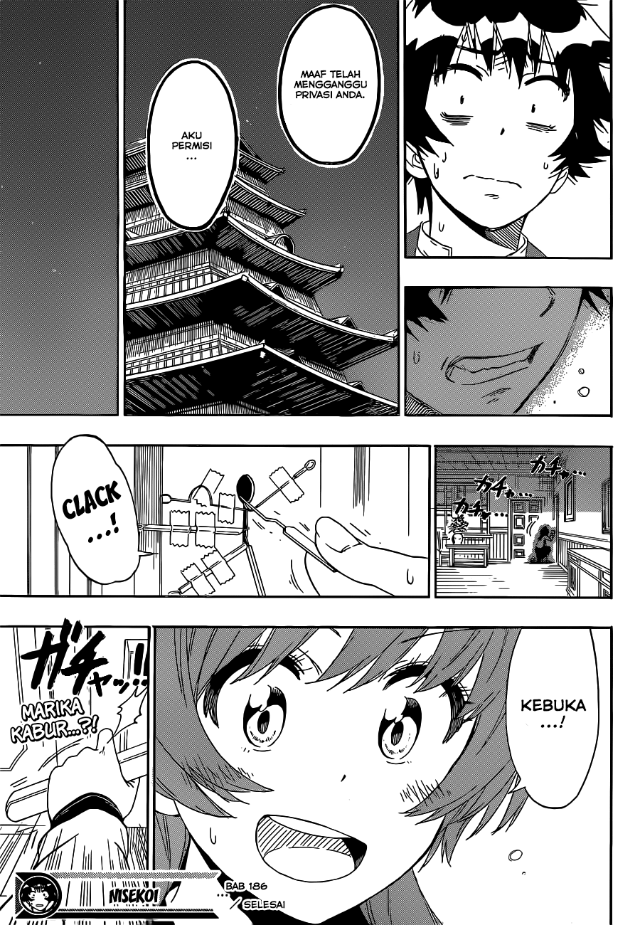 Nisekoi Chapter 186 Gambar 19