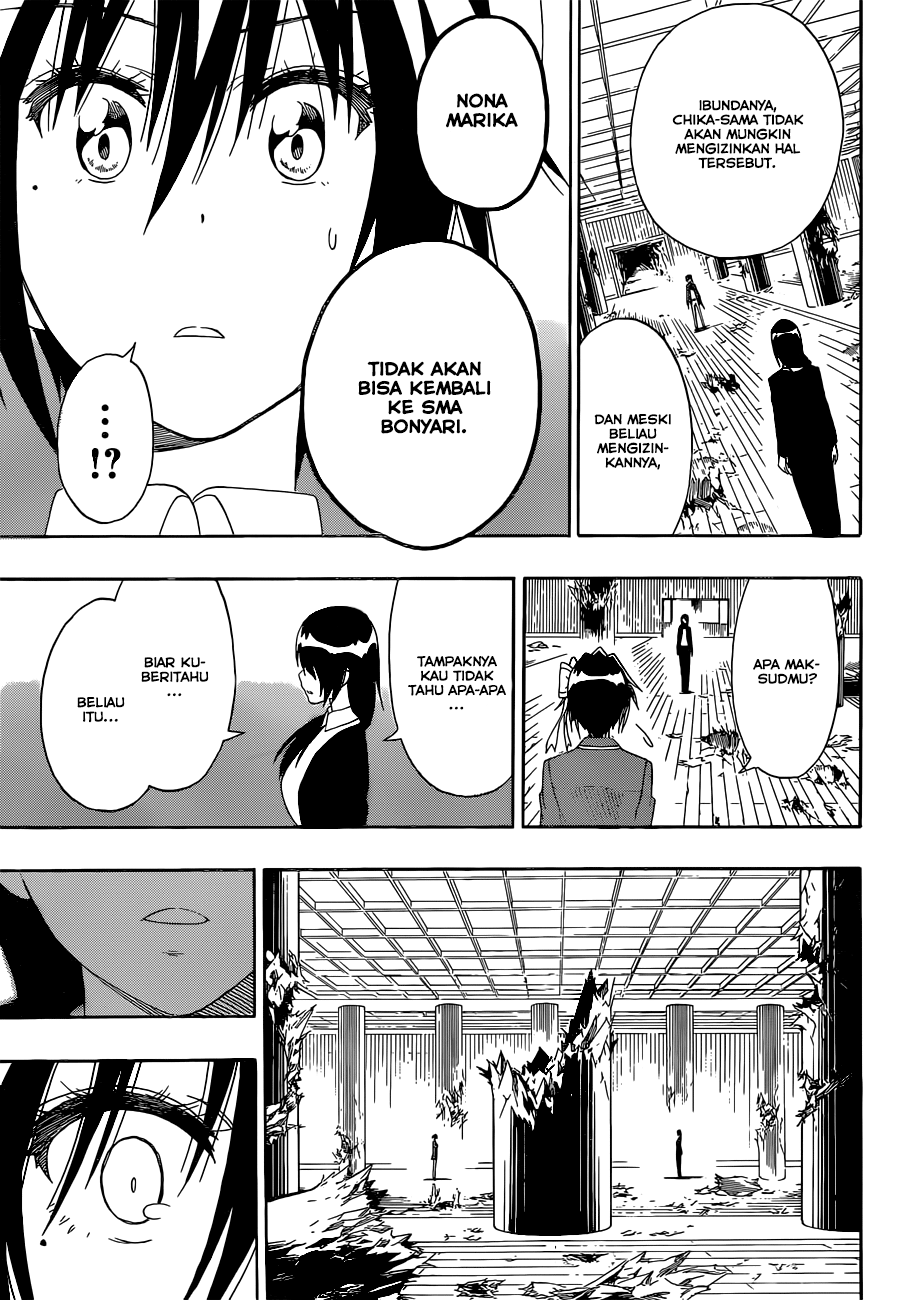 Nisekoi Chapter 185 Gambar 15