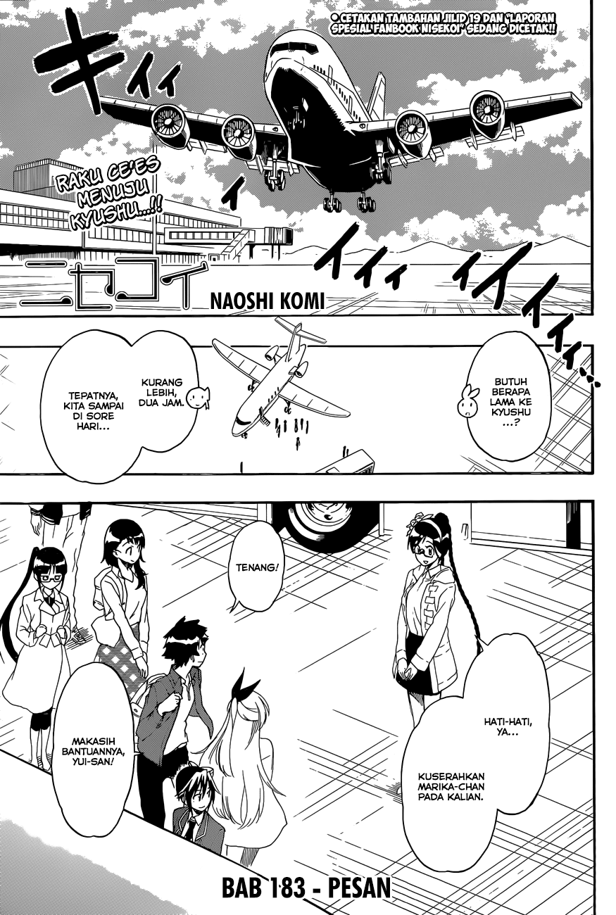 Baca Komik Nisekoi Chapter 183 Gambar 1
