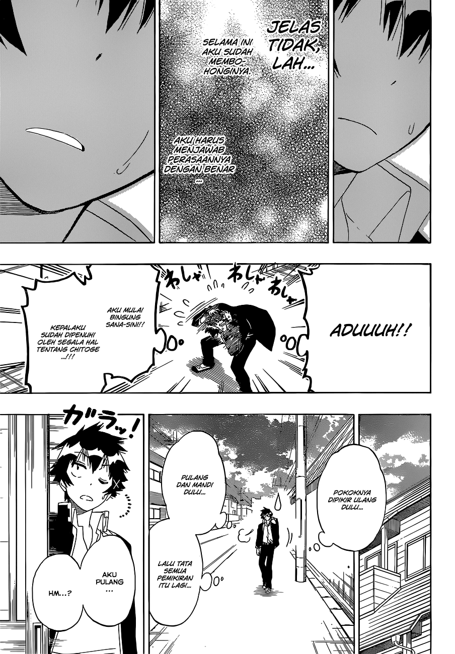 Nisekoi Chapter 175 Gambar 17