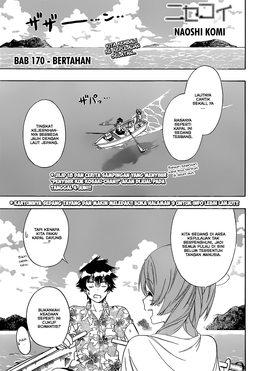 Baca Komik Nisekoi Chapter 170 Gambar 1