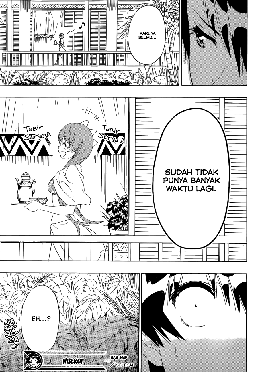 Nisekoi Chapter 169 Gambar 19