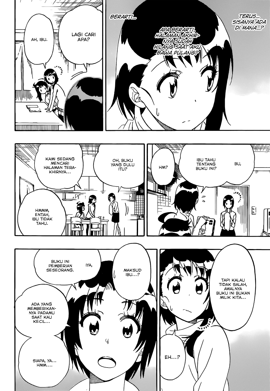Nisekoi Chapter 168 Gambar 14