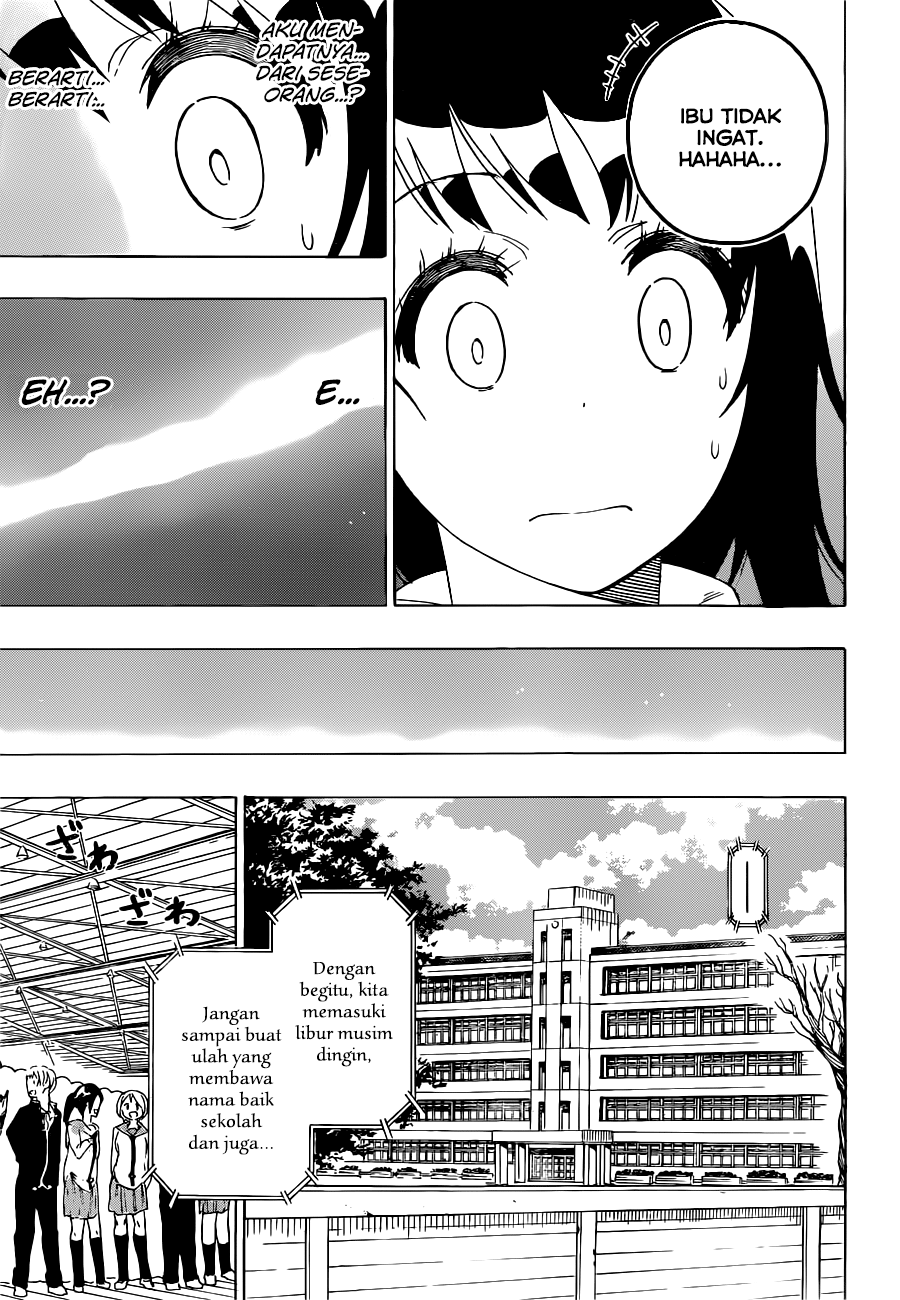 Nisekoi Chapter 168 Gambar 15