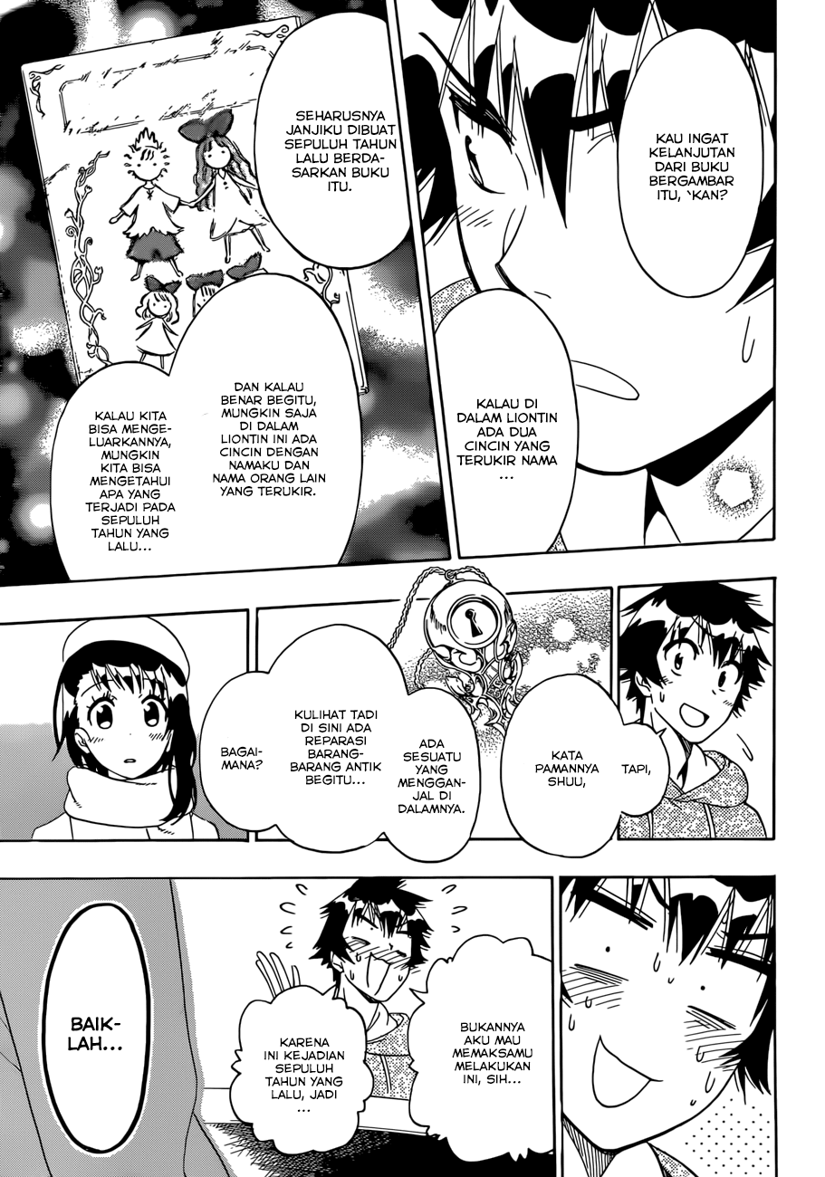 Nisekoi Chapter 165 Gambar 15