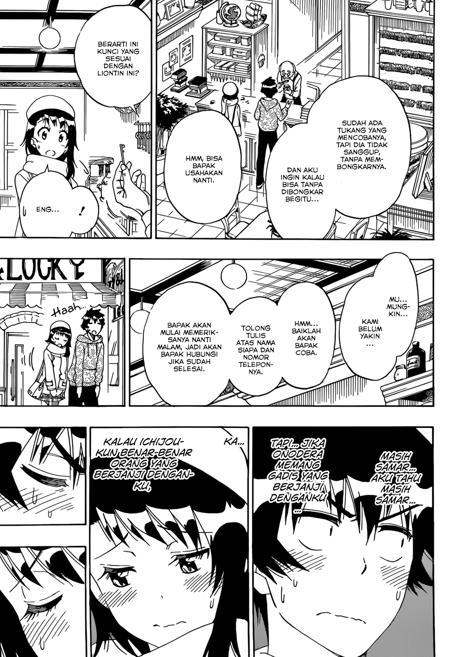 Nisekoi Chapter 165 Gambar 17