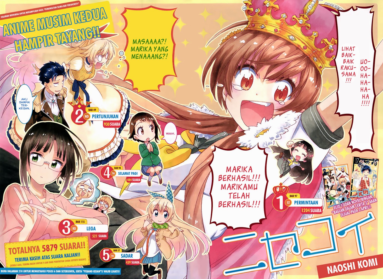 Baca Nisekoi Chapter 164 Gambar 2
