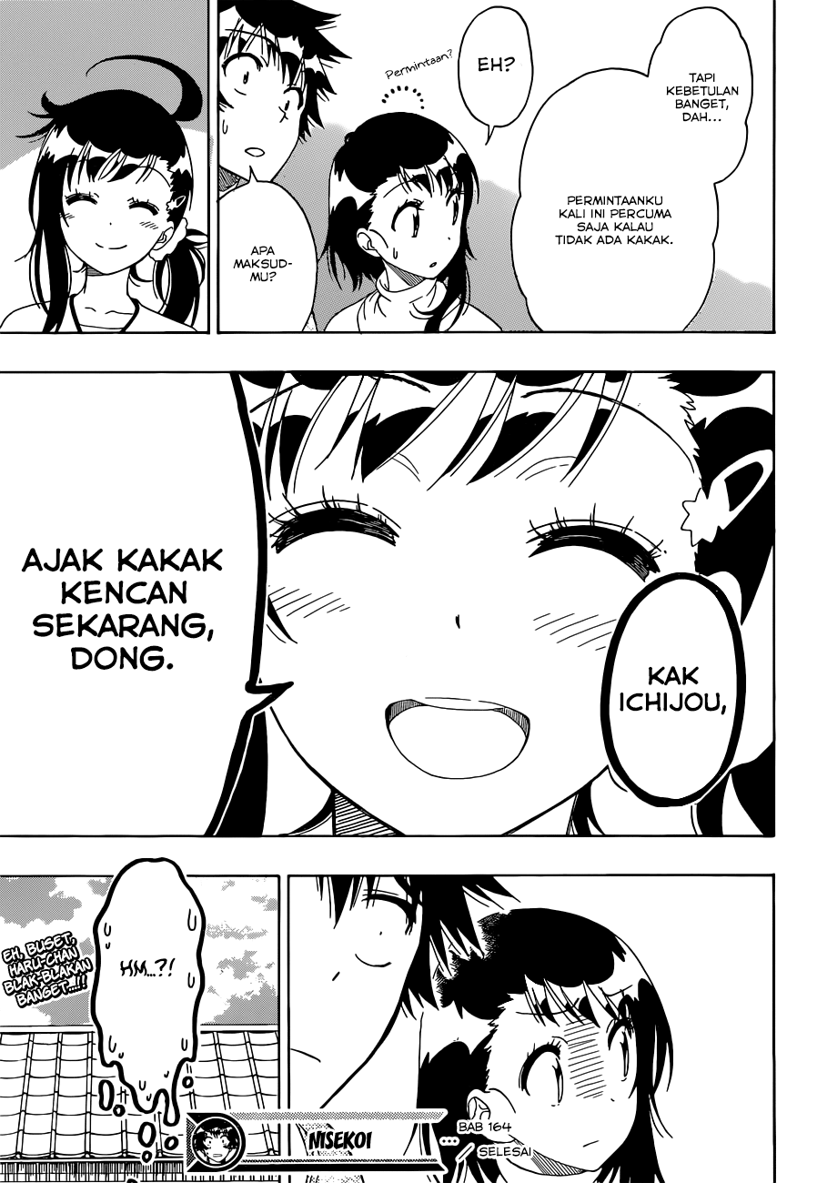 Nisekoi Chapter 164 Gambar 20
