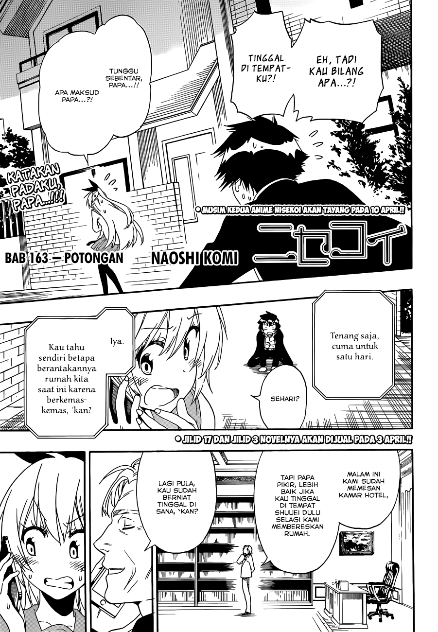 Baca Komik Nisekoi Chapter 163 Gambar 1