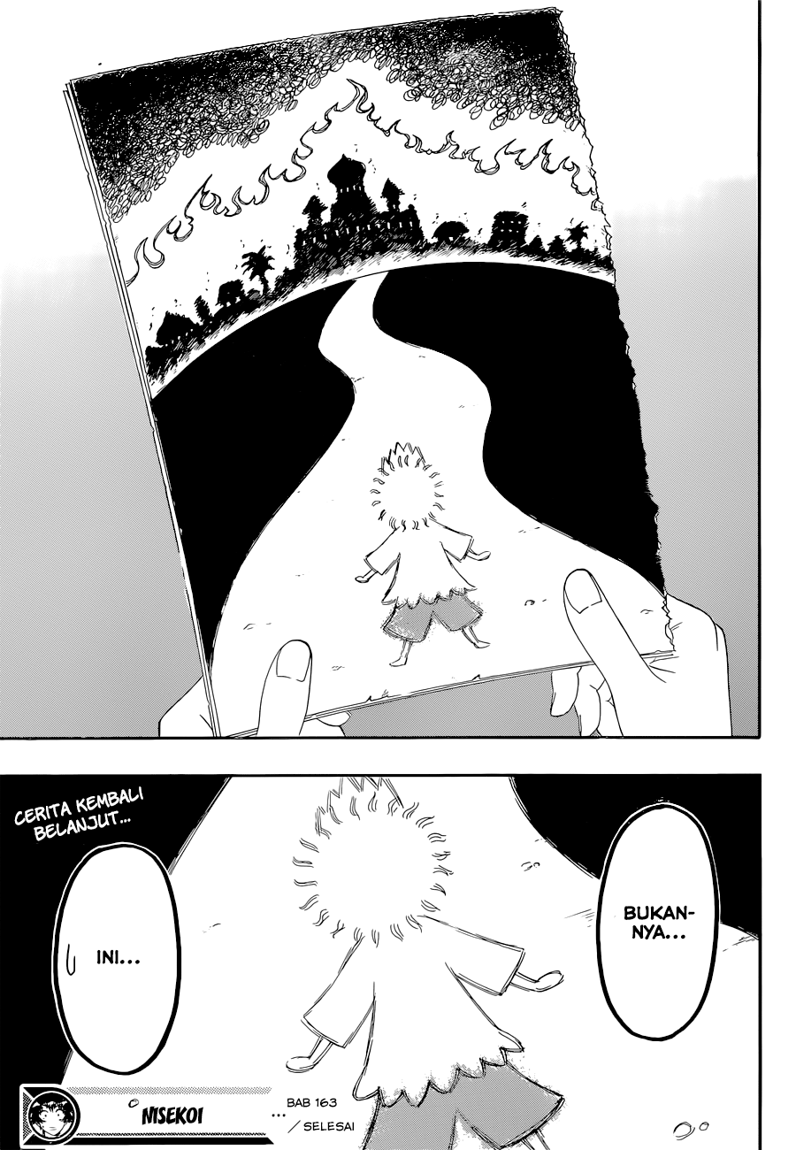 Nisekoi Chapter 163 Gambar 13