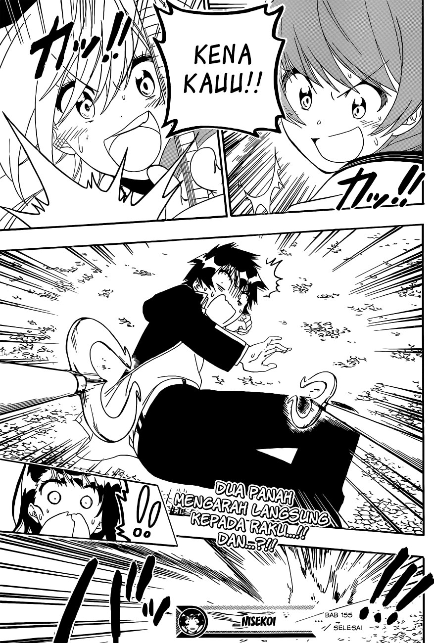 Nisekoi Chapter 155 Gambar 20