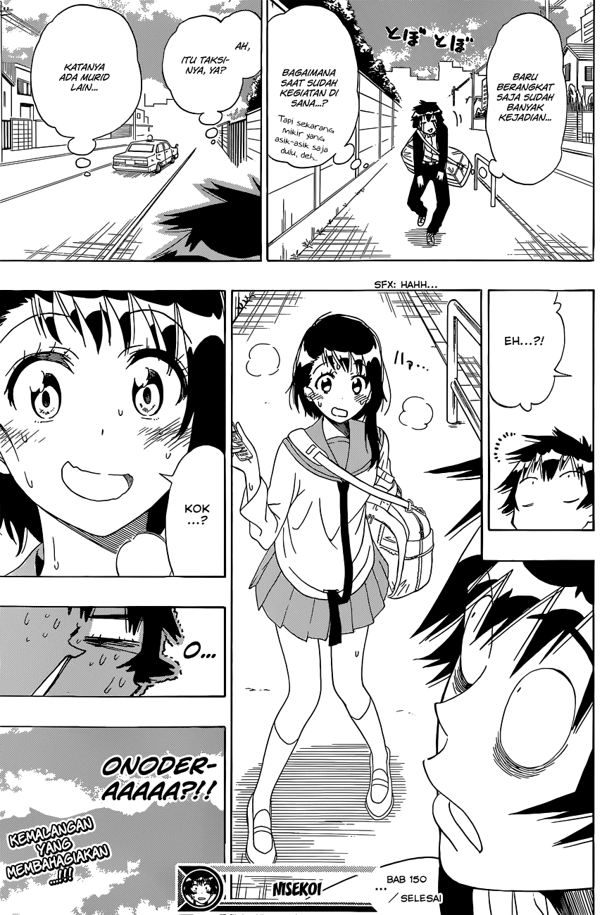 Nisekoi Chapter 150 Gambar 20