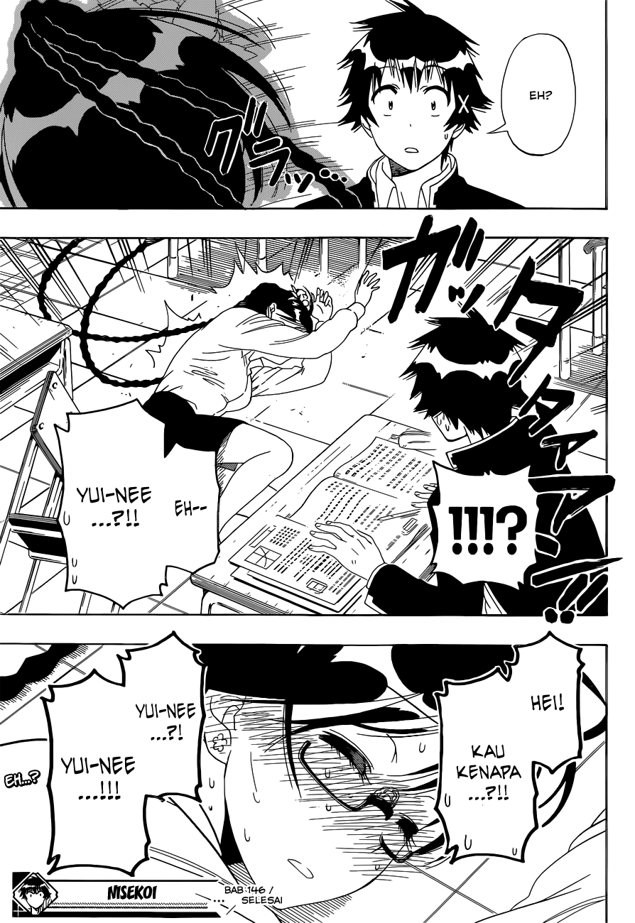 Nisekoi Chapter 146 Gambar 19