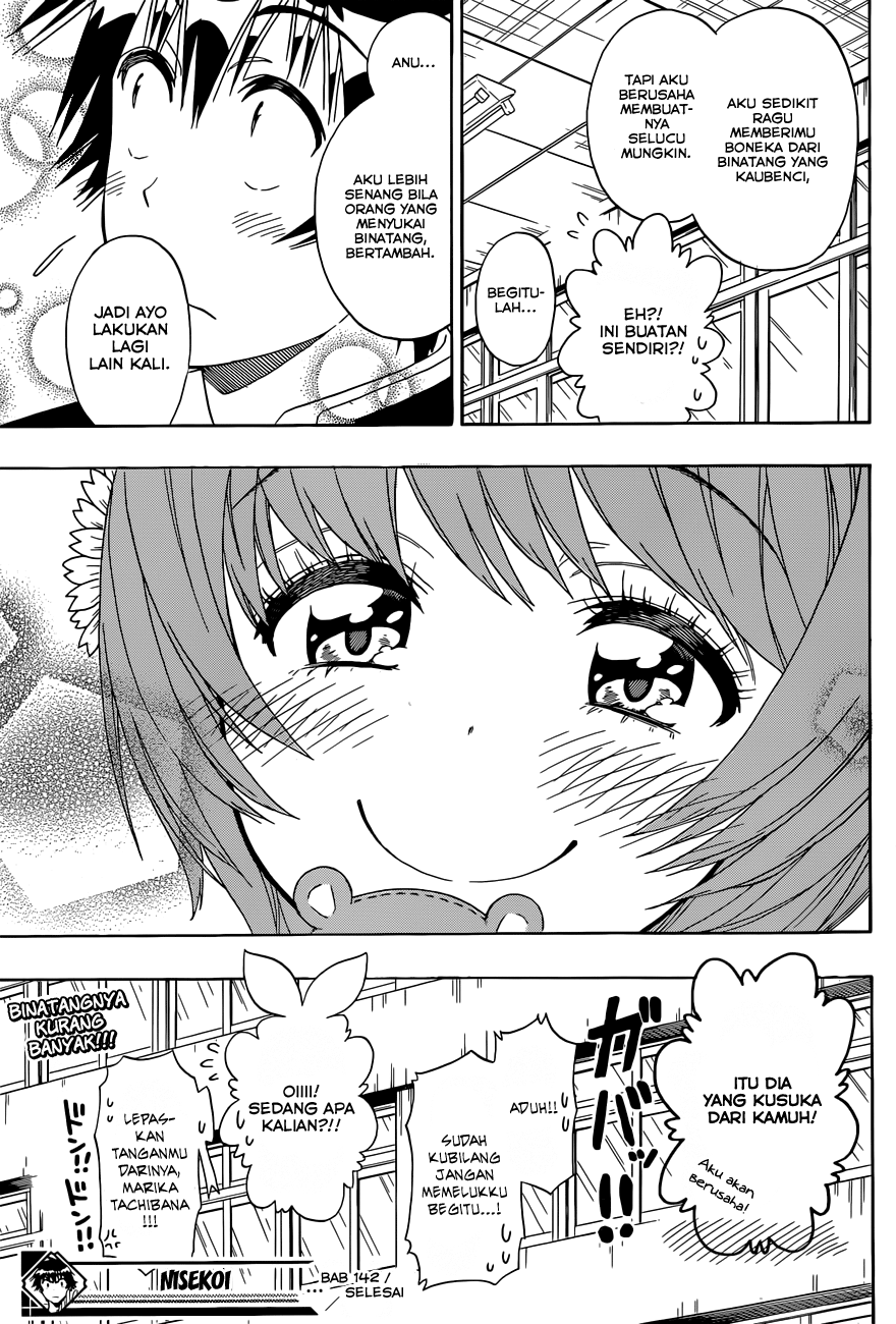 Nisekoi Chapter 142 Gambar 19