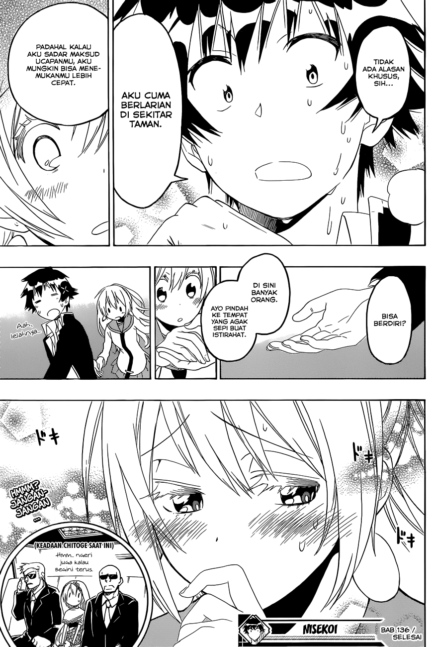 Nisekoi Chapter 136 Gambar 18